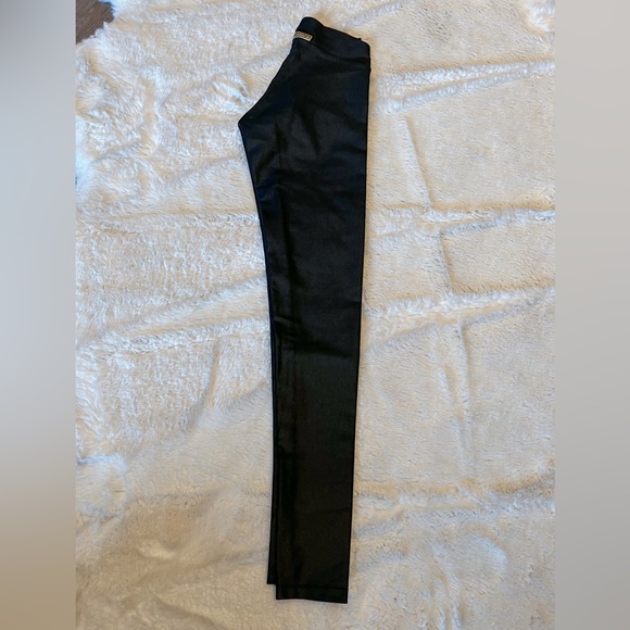 LABELLAMAFIA black shiny leggings. Size small. - Picture 3 of 7